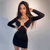 Women Desses Dress Women's Summer Slim-Fit Long Sleeve