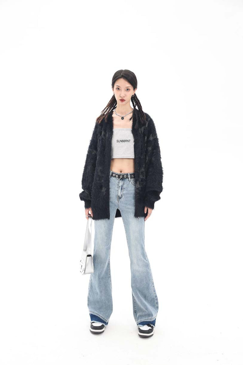 Unisex Jacket Autumn Mink Fur Zipper Cardigan Women's Clothes
