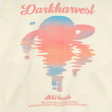 Men Hoodie Sunset Reflection Printed Hoodie Men's Ins Loose