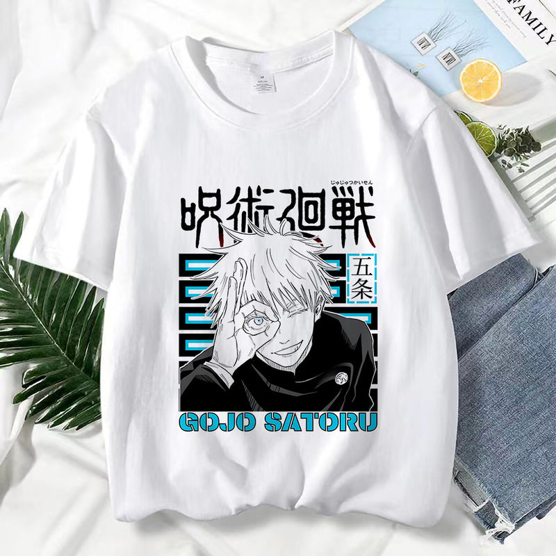 2024Japanese Anime Jujutsu Kaisen T Shirt for Men