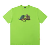 Men T Shirt Printed Couple Short Sleeve T-shirt Men and Women Hip Hop Loose Casual