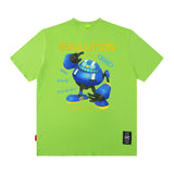 Men T Shirt Retro Men's Short-Sleeved T-shirt Casual Men and Women