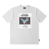 Men T Shirt Street Car Printed Short-Sleeved T-shirt Men's Summer Couple