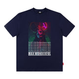 Men's T Shirt Printed Short-Sleeved T-shirt Men's and Women's Ins Street