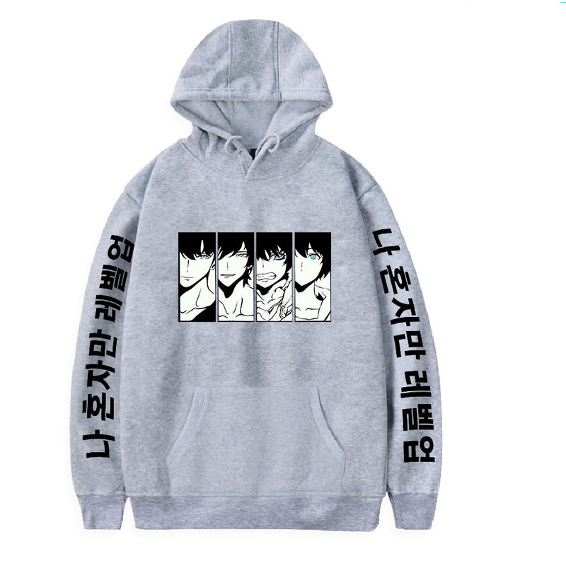Manga Solo Leveling Sung Jin Woo Printed Hoodie Spring Long