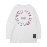 Men Long Sleeve Shirt Letter Printed Long Sleeve T-shirt Men's Loose Casual
