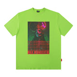 Men's T Shirt Printed Short-Sleeved T-shirt Men's and Women's Retro Loose Top