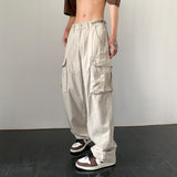 Men Sweatpants Workwear Pants Men's Summer All-Matching Straight Casual Pants