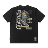 Men T Shirt Printed Short-Sleeved T-shirt Boys Casual Loose