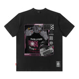 Men T Shirt Hiphop Street Printing Short-Sleeved T-shirt Men and Women Couple