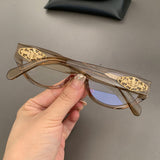 CHH Chrome Hearts Glasses Versatile Plain Vintage Coarse Myopia Glasses Frames