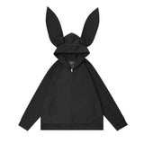 Women Hoodie Hooded Cardigan Sweater Autumn and Winter Loose Casual Jacket