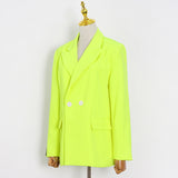 Frankie Shop Hourglass Blazer Autumn Fashion Long Sleeve Suit Coat