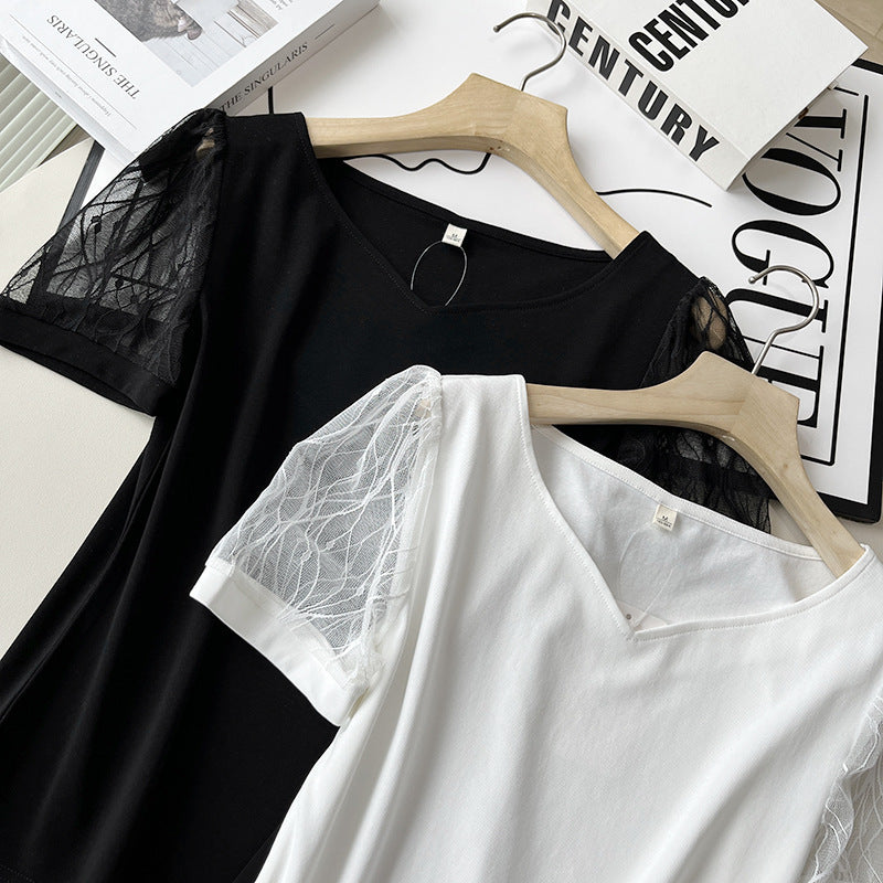 Women T-Shirt Summer T-shirt Women's Short-Sleeved Bottoming Shirt Top Spring and Summer