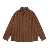 Men Long Sleeved T Shirt Long Sleeve Shirt Men's Loose Spring and Autumn Leisure Shirt Outer Wear Lapel Street