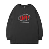 Men Long Sleeve Shirt Personality round Neck Long Sleeve T-shirt Men and Women Couple