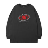 Men Long Sleeve Shirt Preppy Style round Neck Long Sleeve T-shirt Men and Women Street Hip Hop Couple