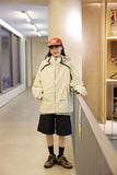 Unisex Jacket Autumn Zipper Contrast Color Jacket Coat Women's Clothing