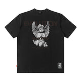Men T Shirt Short-Sleeved T-shirt Men's Fashion Brand Ins Hong Kong Style Loose Men's Clothing