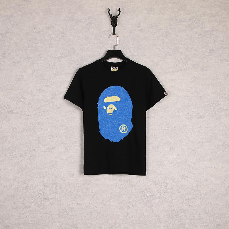 Bathing Ape T Shirt Summer Cartoon Print Casual Large Size Loose Round Neck Short Sleeve T-shirt