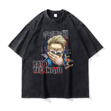 CHOSO T-shirts Hip Hop Vintage Washed Anime