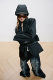 Unisex Jacket Fall Black Panel Suit Women's Clothing