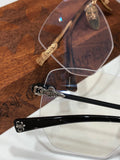 CHH Chrome Hearts Glasses Simple and exquisite ultra-light glasses frame Business myopia glasses frame
