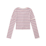 Women Long Sleeve T-Shirt Long Sleeve T-shirt Girls' Spring and Autumn Design Short Top