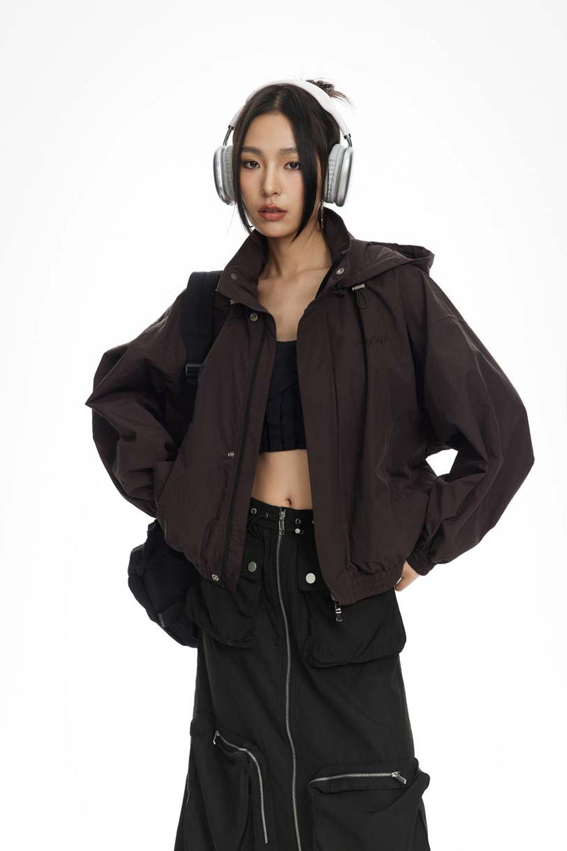 Unisex Jacket Fall Sports Hooded Shell Jacket
