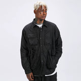 Men Cotton Padded Jacket Coat Cotton Coat Jacket Men's Clothing Autumn and Winter Loose Padded Jacket Cotton Padded Coat Ins