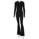 Women Jumpsuit Spring Fashion Sexy Slim Long Sleeve
