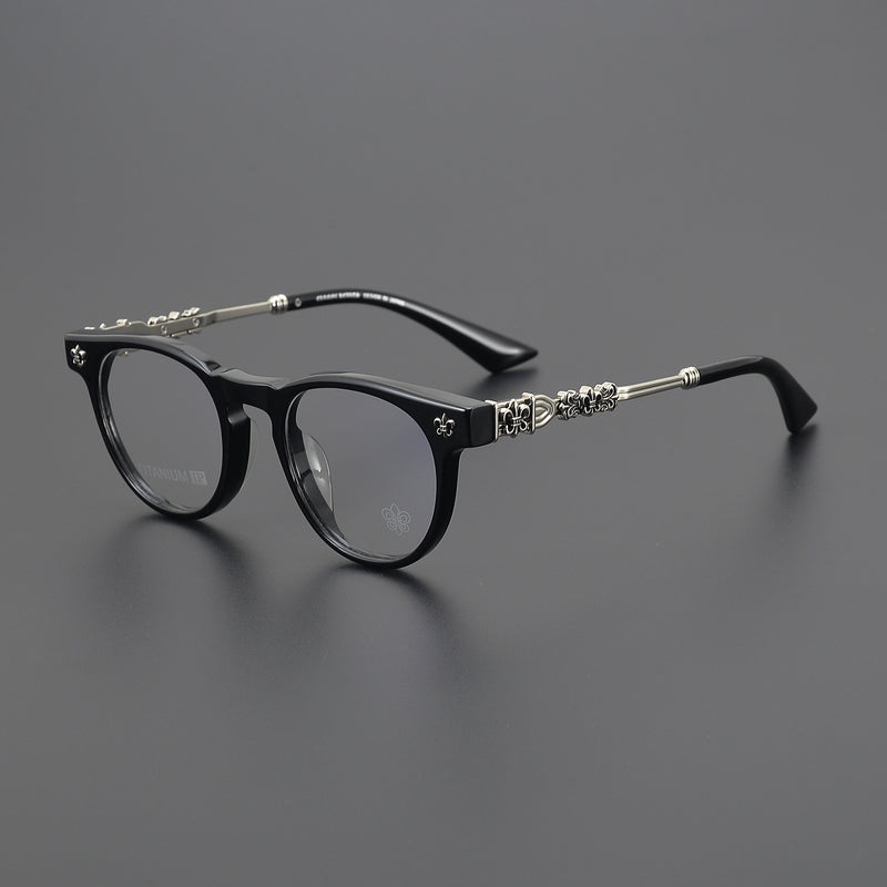 CHH Chrome Hearts Glasses Pure Titanium Ultra Light Myopia Anti-Blue Light Glasses Frame