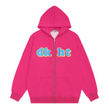 Men Hoodie Letter Print Sweatshirt Coat Men's Casual Long Sleeve Spring and Autumn