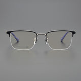 CHH Chrome Hearts Glasses Pure Titanium Glasses Myopia Glasses Frame Ultra Light Business Half Frame