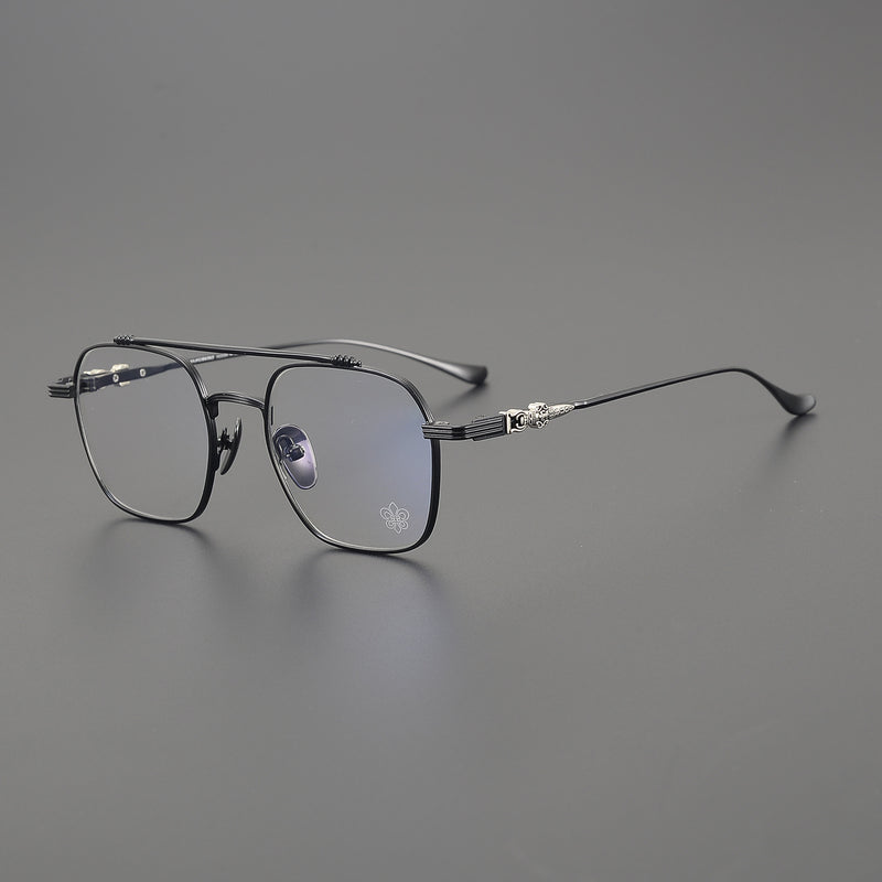 CHH Chrome Hearts Glasses Vintage Versatile Personalized Titanium Frame