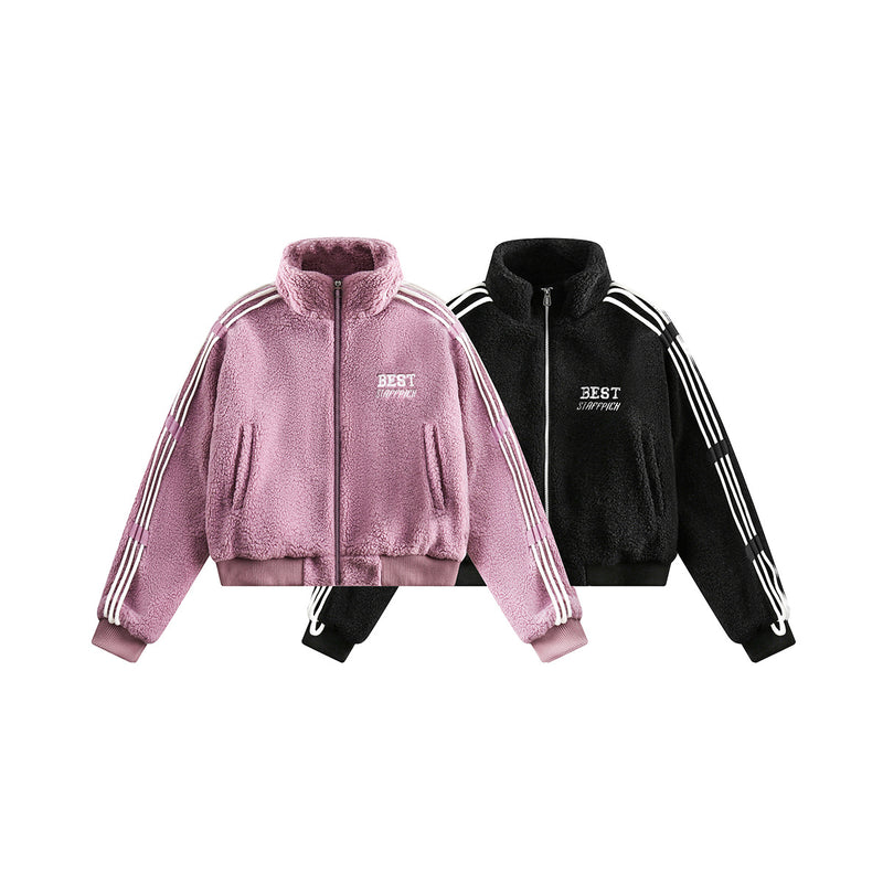 Unisex Jacket Female Winter Lambskin Sports Cotton Jacket