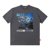 Men T Shirt West Coast T-shirt Street Retro Hiphop Short Sleeve Men and Women