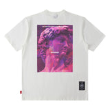 Men's T Shirt Portrait Short-Sleeved T-shirt Men's and Women's High Street Hiphop