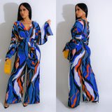Jungle Print Maxi Dress Fashion Women's Wear Casual Printing