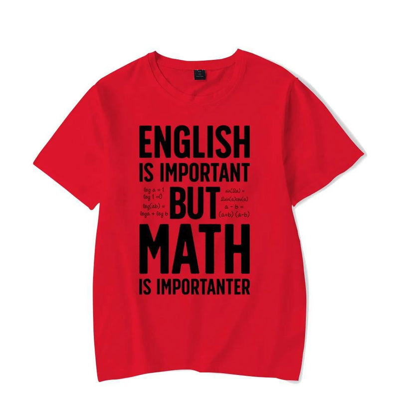 New Mens Brand T-shirt ENGLISH IS IMPORTANT BUT MAT