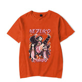 Hot Anime Kamado Nezuko Print T-shirt Women Summer
