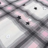 Men Long Sleeved T Shirt XINGX Plaid Long Sleeve Shirt Men's Loose Casual Top Spring and Autumn Shirt