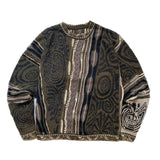 Kapital Sweater Vintage Hida Hehong Wind Anti-war Sweater round Neck Loose Pullover Sweater Vintage