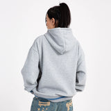 Men Fleece Lined Hoodie Zipper Cardigan Sweater Coat Men's Loose Five-Pointed Star Embroidered Hoodie