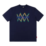 Men T Shirt Printed round Neck Short Sleeve T-shirt Men and Women Loose