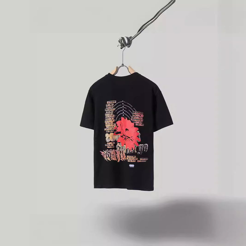Men T-shirts Travis Scott Cactus Jack x Utopia Tour Utopia Short Sleeves Men and Women