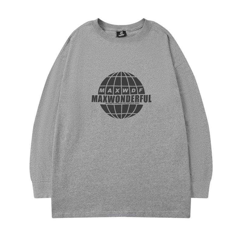 Men Long Sleeve Shirt round Neck Long Sleeve T-shirt Men and Women Street Hip Hop Preppy Style