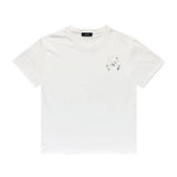 Amiri T Shirt Bone Letter Print Casual Round Neck