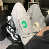 Men Sweatpants Waffle Pants Summer Workwear Sweatpants