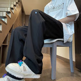 Men Sweatpants Men's Summer Logging Overalls Straight Casual Pants